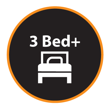 Three Bed+ Properties